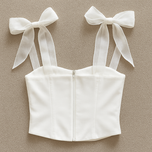 The Amara Tie-Strap Corset Top