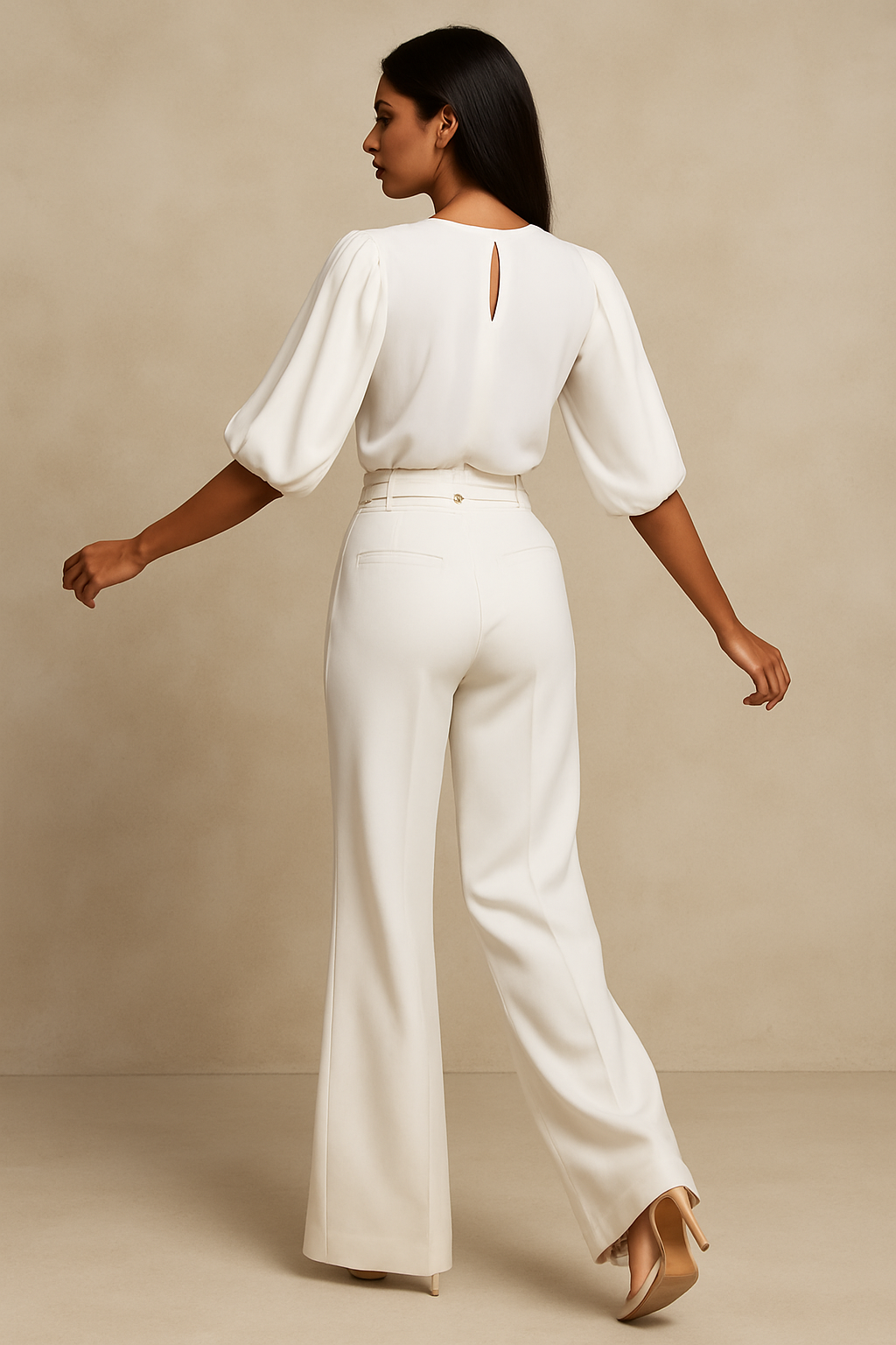 The María Draped Elegance Blouse