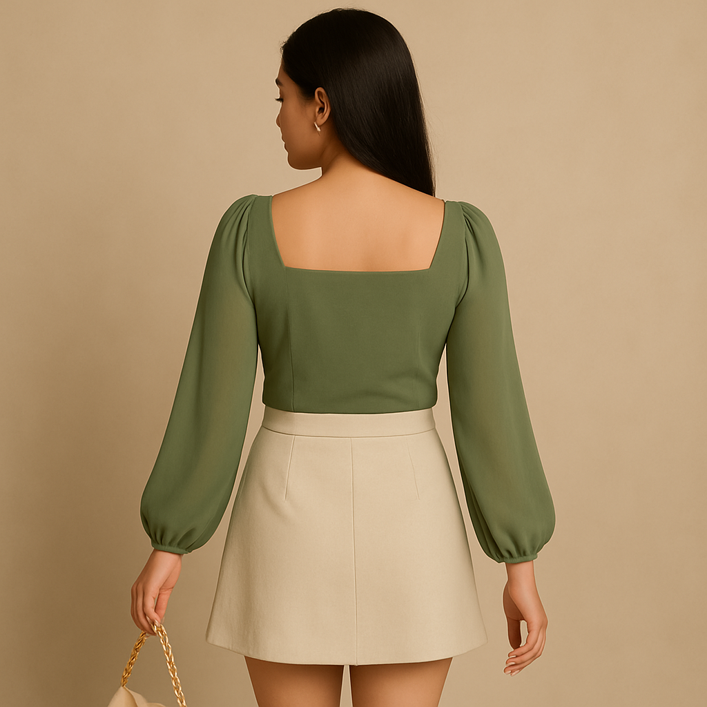 The Modern Muse Wrap Top