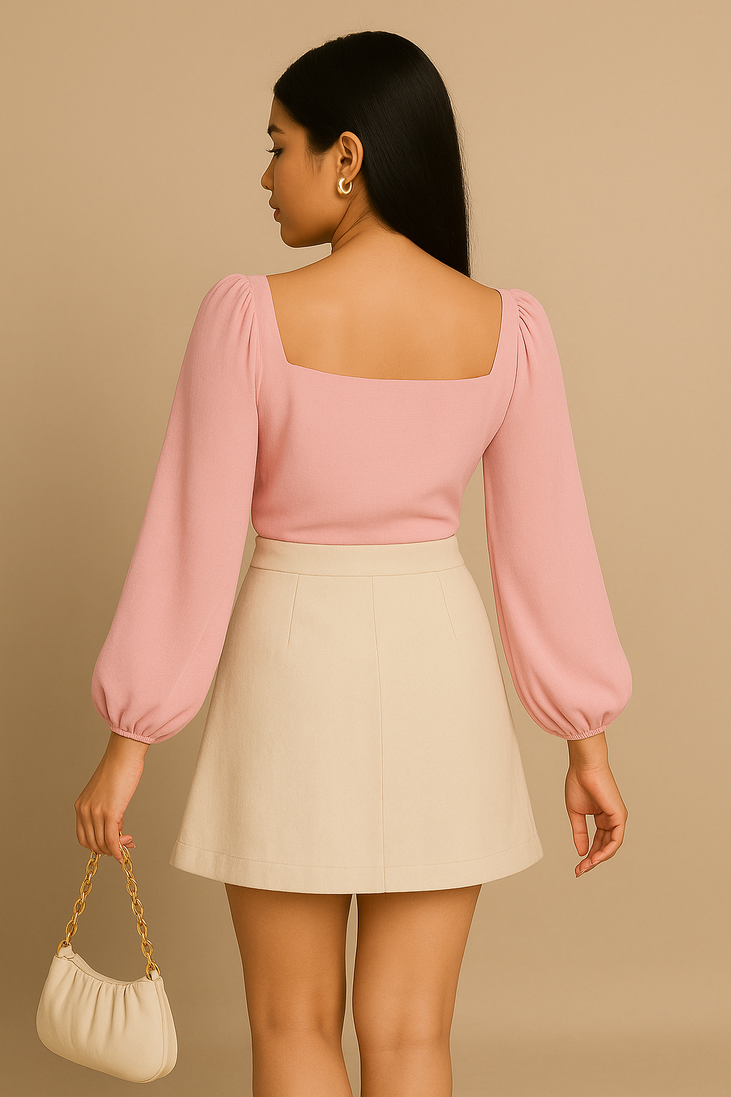 The Modern Muse Wrap Top (Pink)