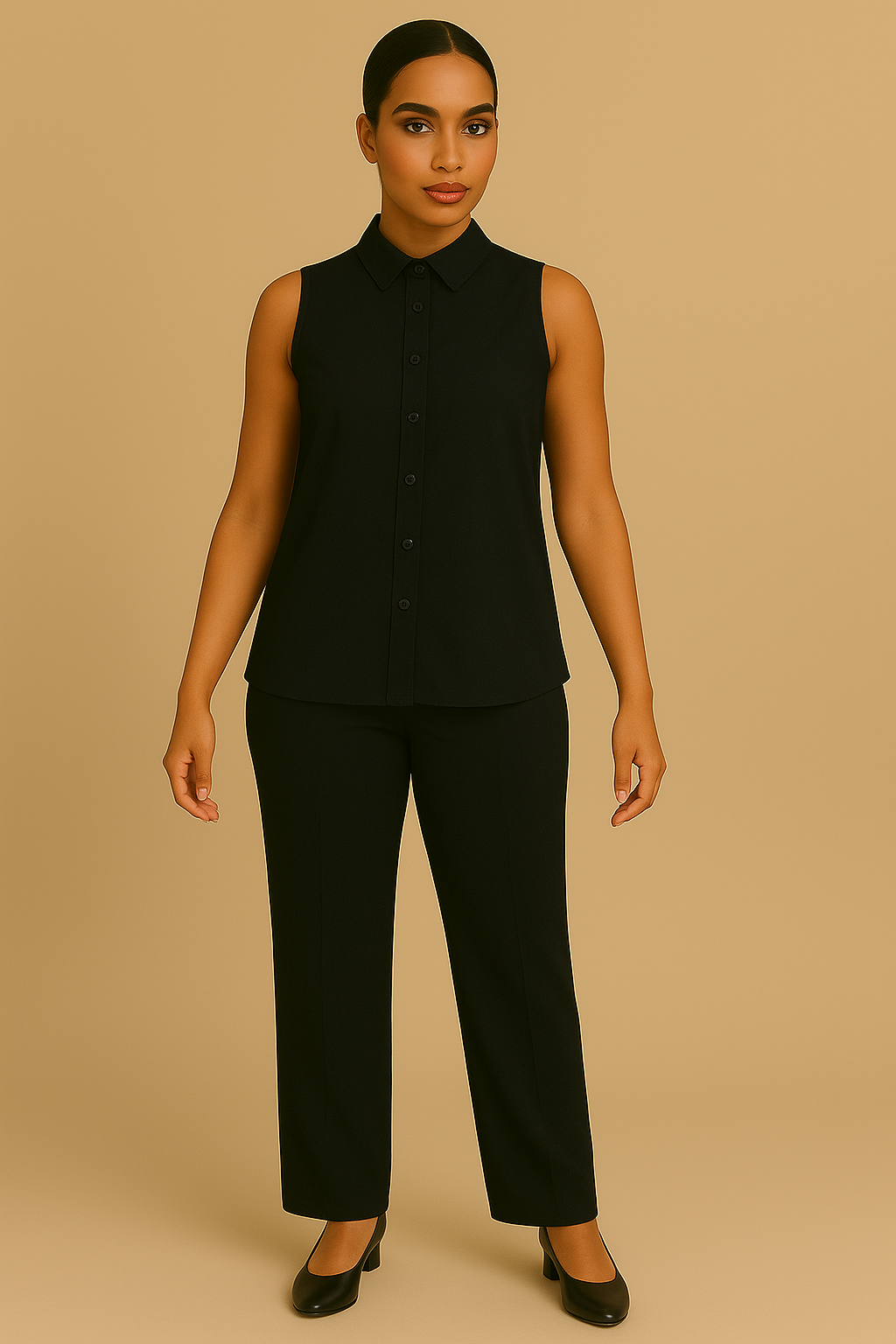 The Bow-Back Grace Top (Black)