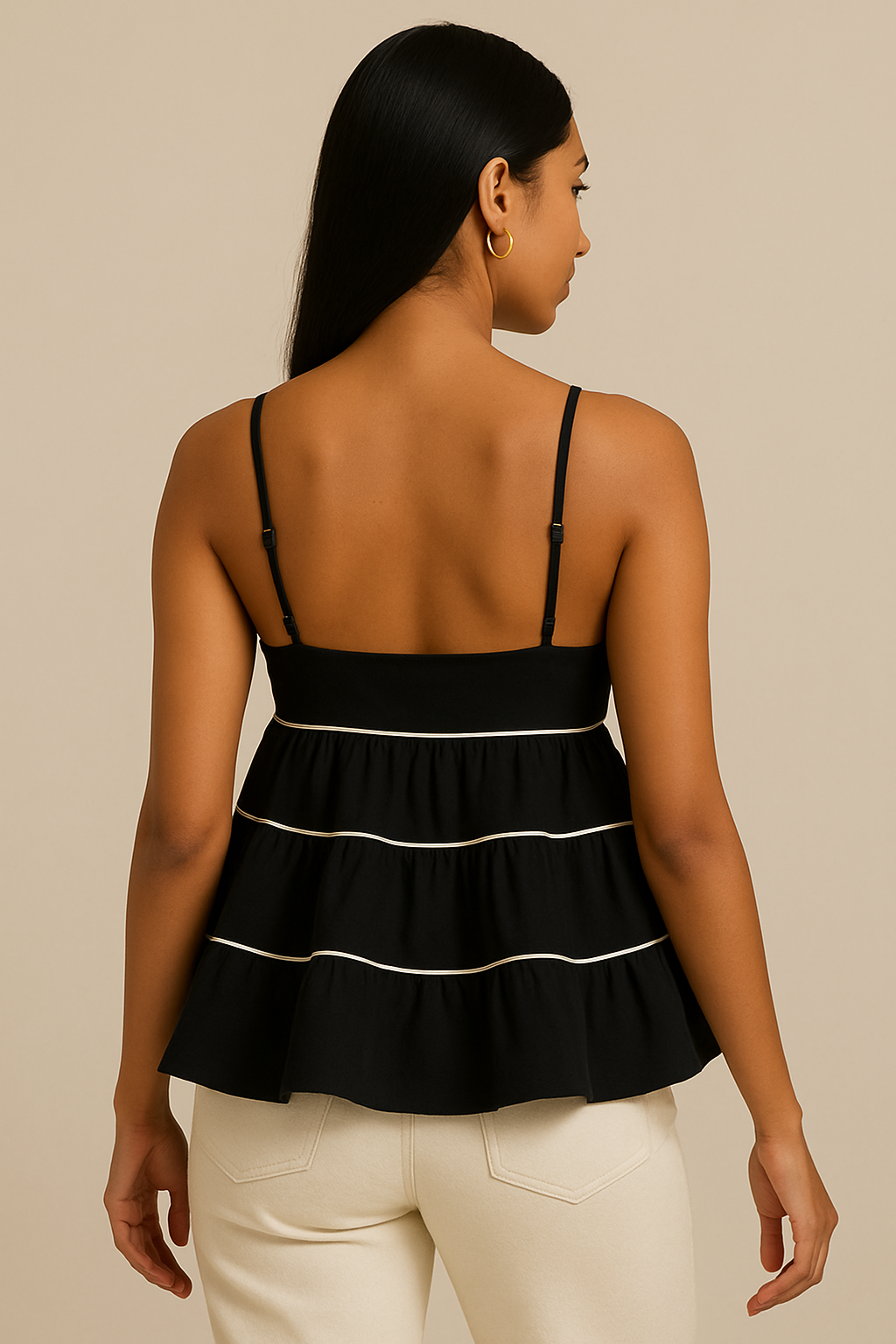 The Noir Cascade Cami