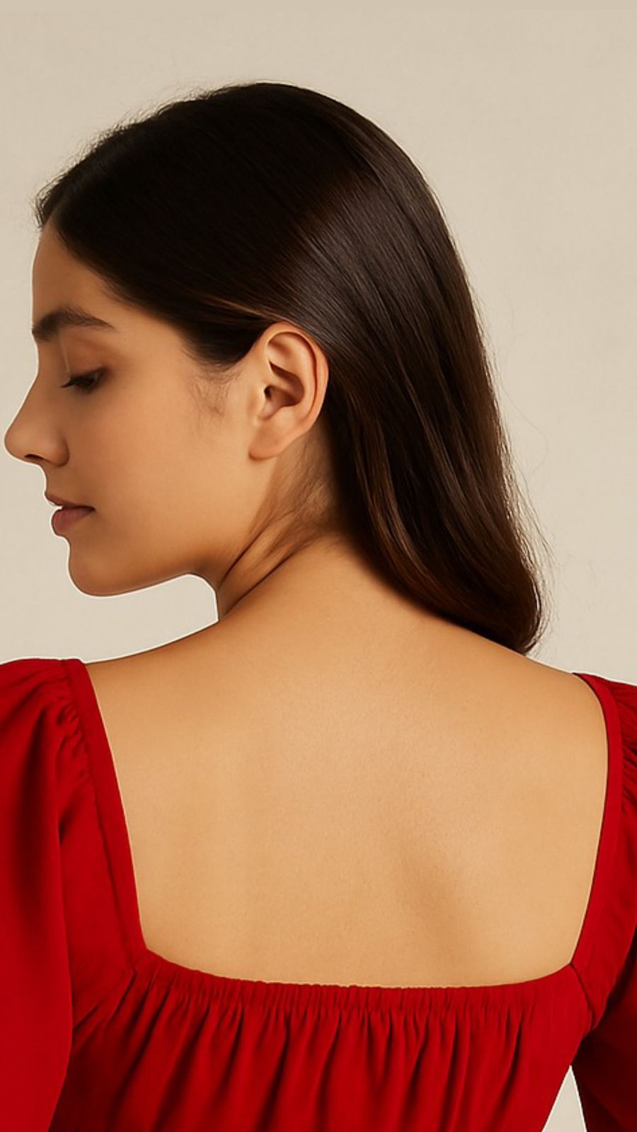 The Crimson Belle Top