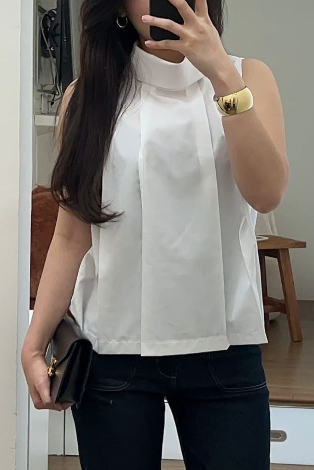 The Ivory Fold Top