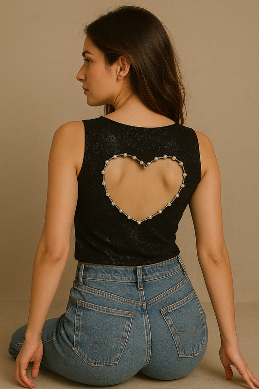 The Pearl Heartbeat Top