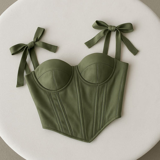 The Muse Corset (Olive)