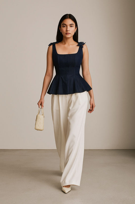 The Elira Peplum Top