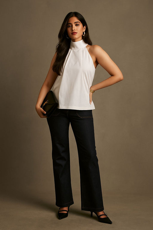 The Ivory Fold Top